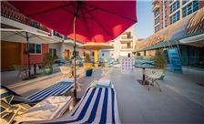 Hotel Pool Sitting Area